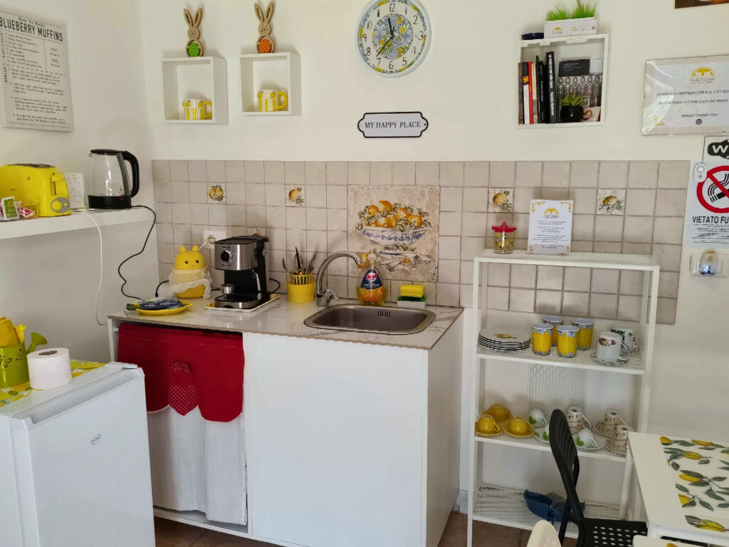 Cucina a disposizione degli ospiti