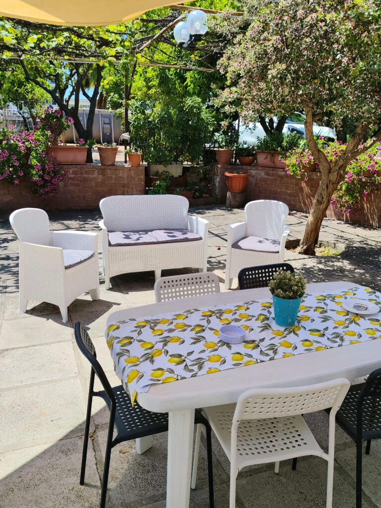 Spazi esterni del Giallo Limone B&B